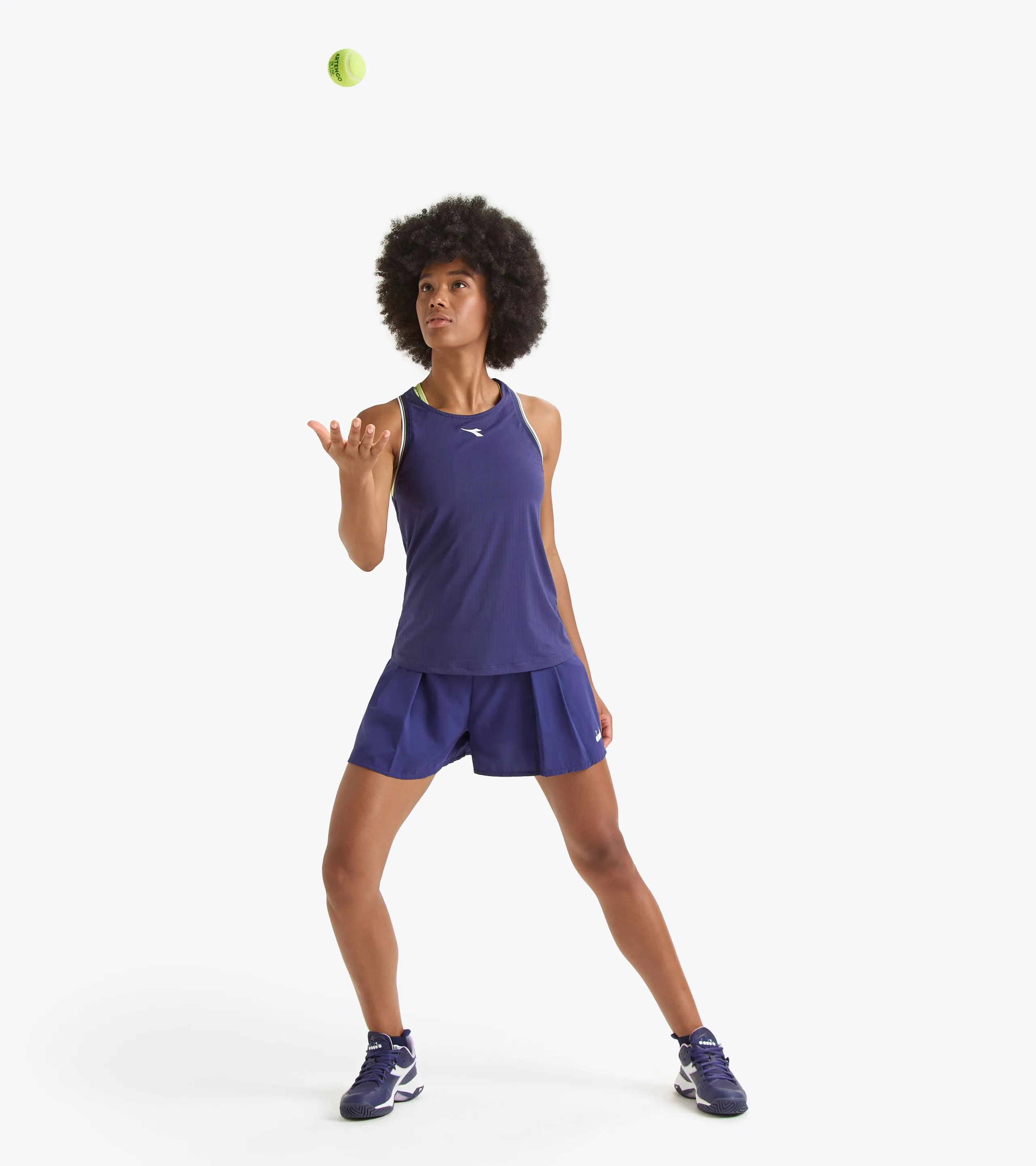 L. TANK ICON CAMISETA SIN MANGAS DE TENIS CON ESPALDA CRUZADA  COMPETICI&OACUTE;N  MUJER