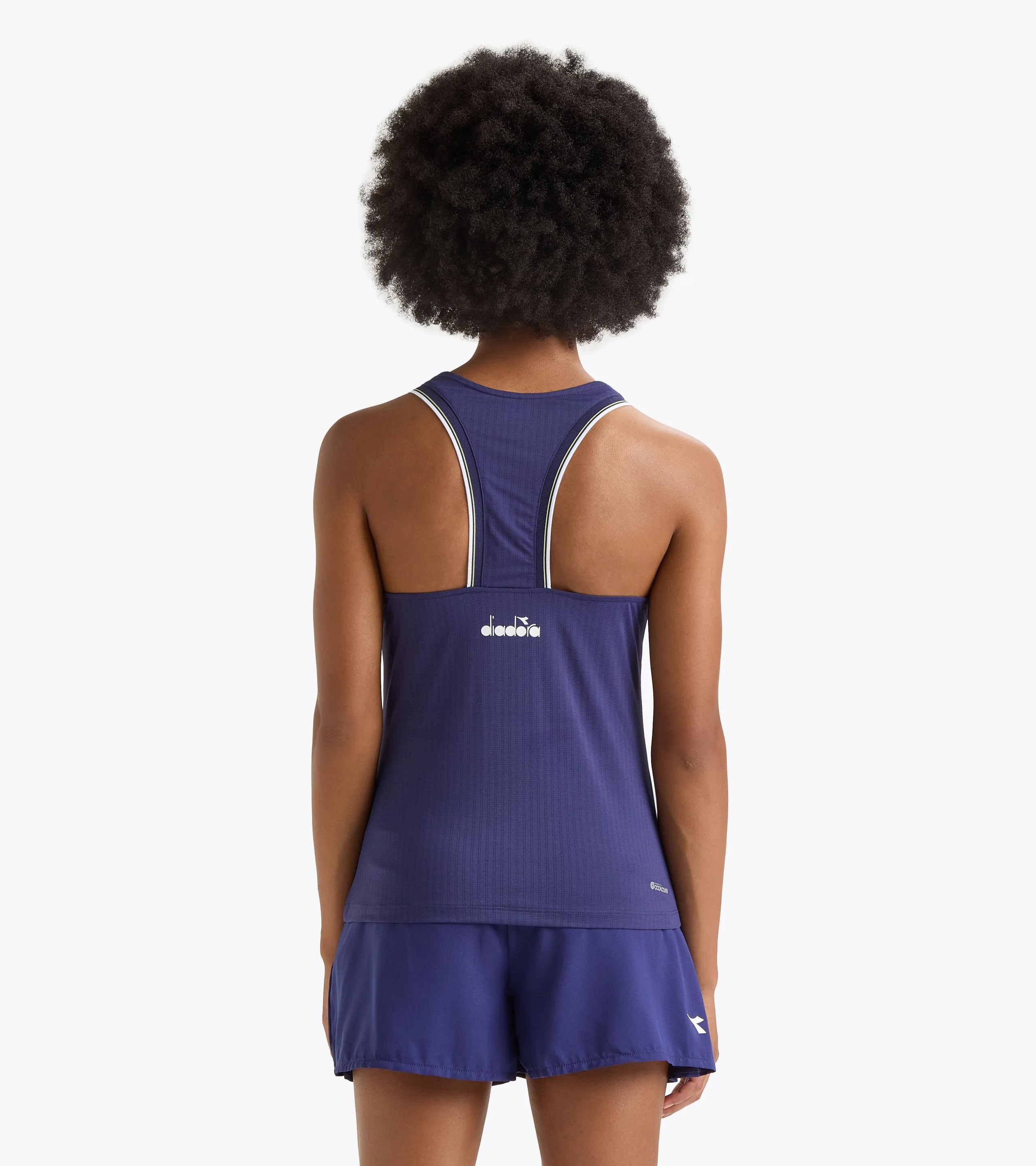 L. TANK ICON CAMISETA SIN MANGAS DE TENIS CON ESPALDA CRUZADA  COMPETICI&OACUTE;N  MUJER