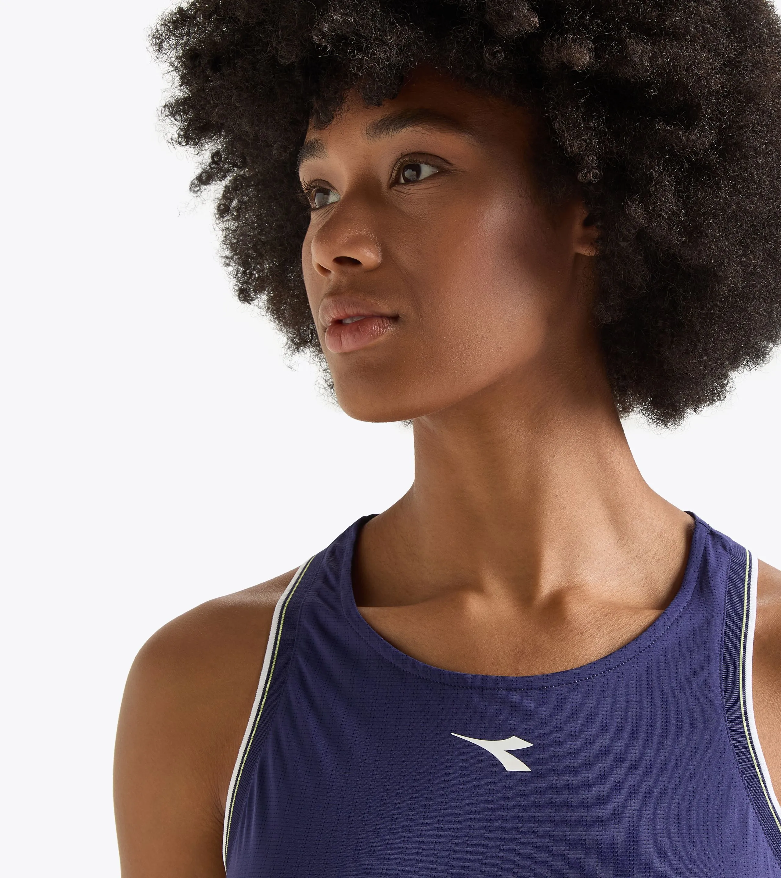 L. TANK ICON CAMISETA SIN MANGAS DE TENIS CON ESPALDA CRUZADA  COMPETICI&OACUTE;N  MUJER