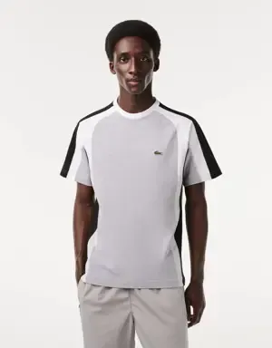Lacoste Camiseta de hombre Lacoste en punto de algodón color block