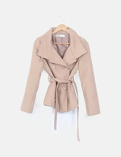Lefties Trenca beige con cinturón
