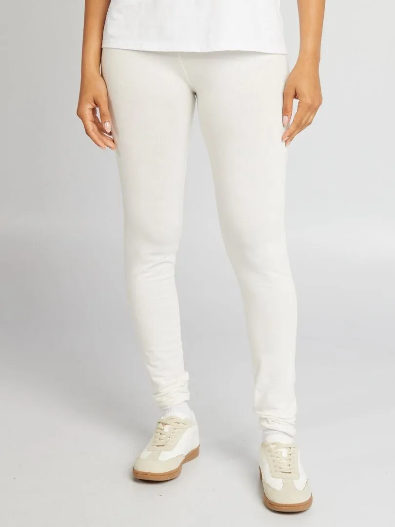 LEGGING BáSICO LARGO  BLANCO