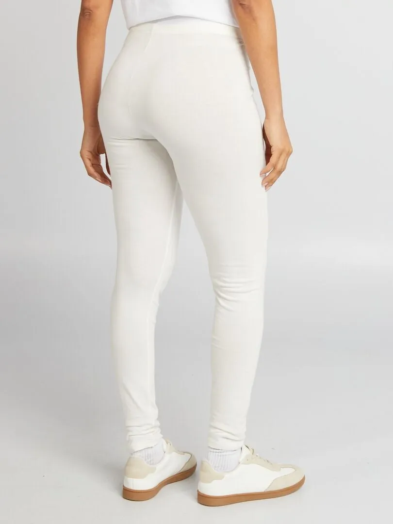 LEGGING BáSICO LARGO  BLANCO