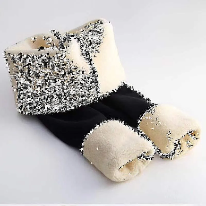 Leggings forrados de vellón Sherpa de invierno para mujeres, cintura alta elástica gruesa leggings de cachemira de felpa calient