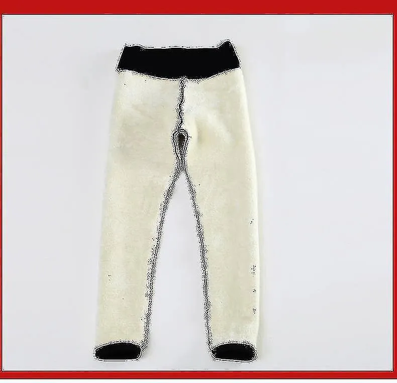 Leggings forrados de vellón Sherpa de invierno para mujeres, cintura alta elástica gruesa leggings de cachemira de felpa calient