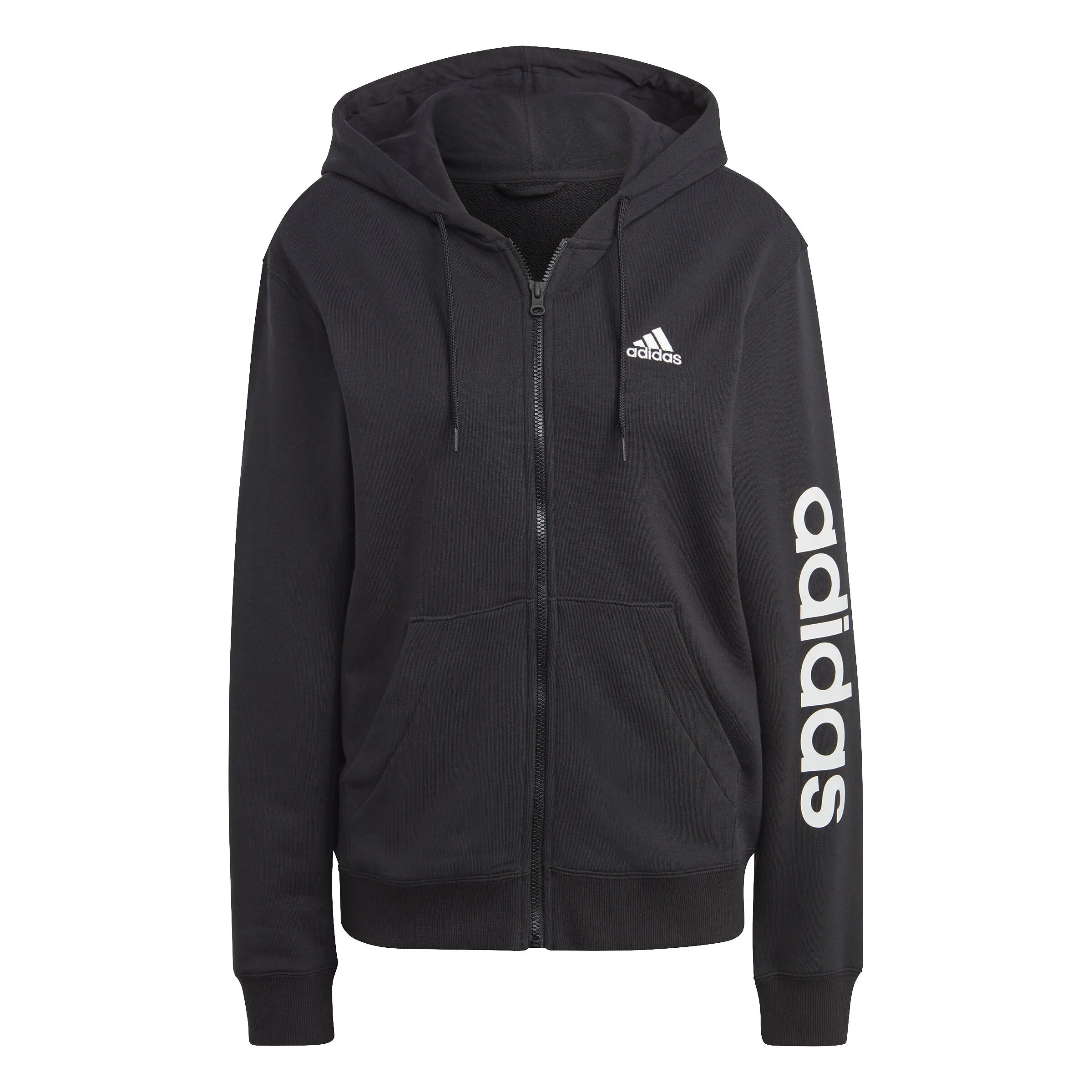 Linear French Terry Full Zip Sudadera Con Cremallera Mujeres