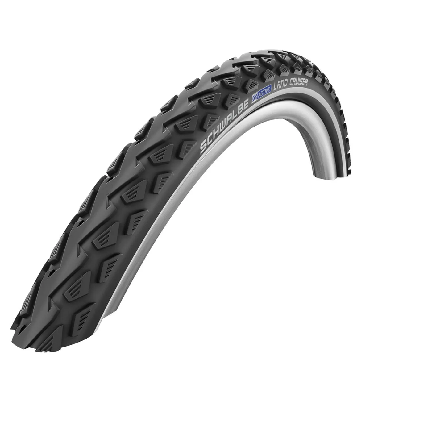 LLANTA SCHWALBE 26X2.00 (50559) CITY LAND CRUISER ACTIVE LINE KEVLAR GUARD NEGRO RIGIDA 11101036