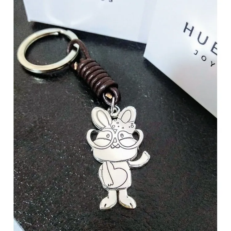 Llavero personalizado Dibujos tallados en plata de ley