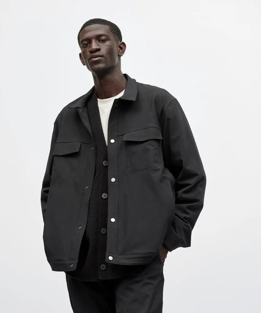 LULULEMON CHAQUETA UTILITARIA DE SARGA NEGRO | CY03E2OE