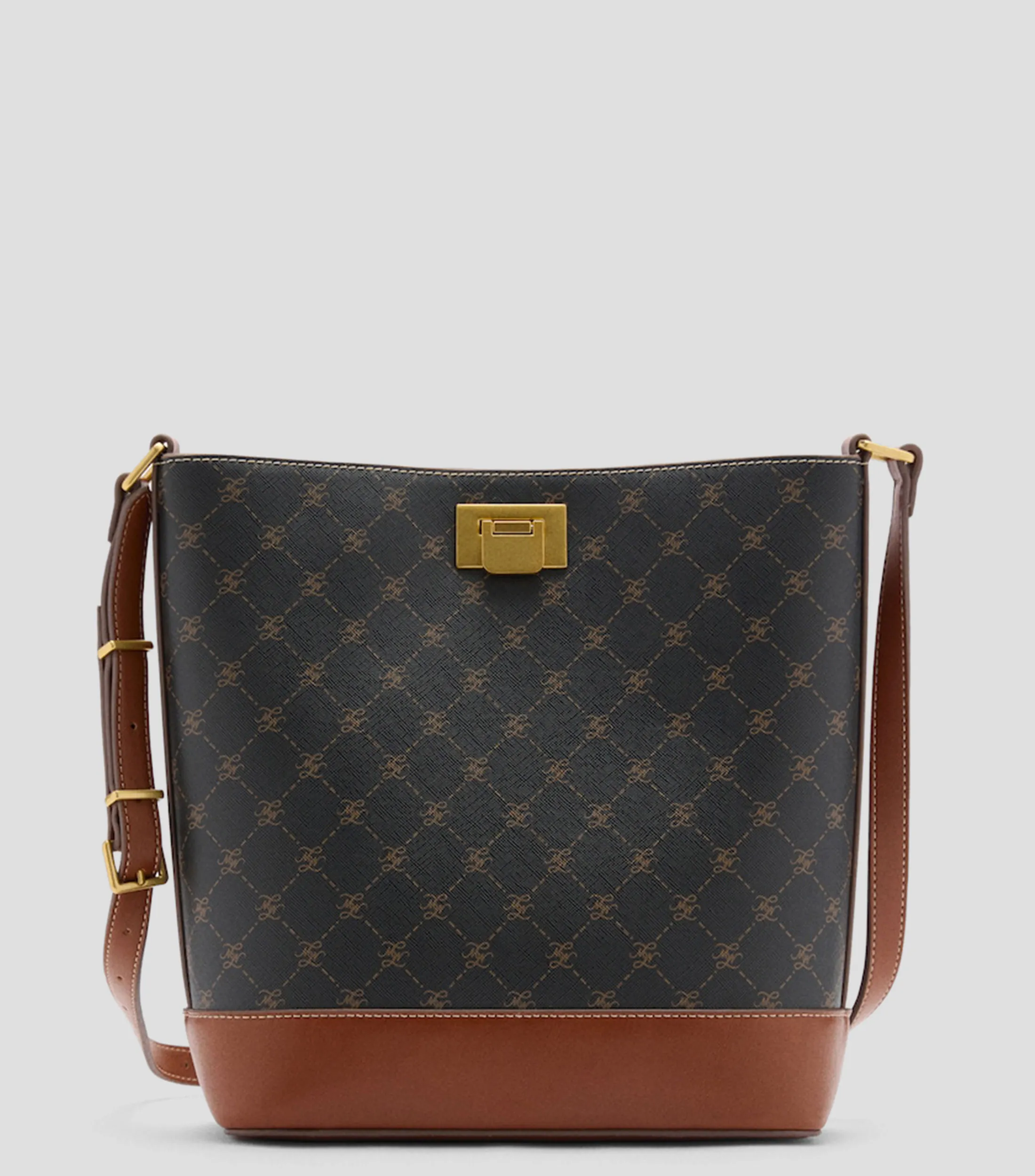Mango Bolsa Tote Estampada Mujer