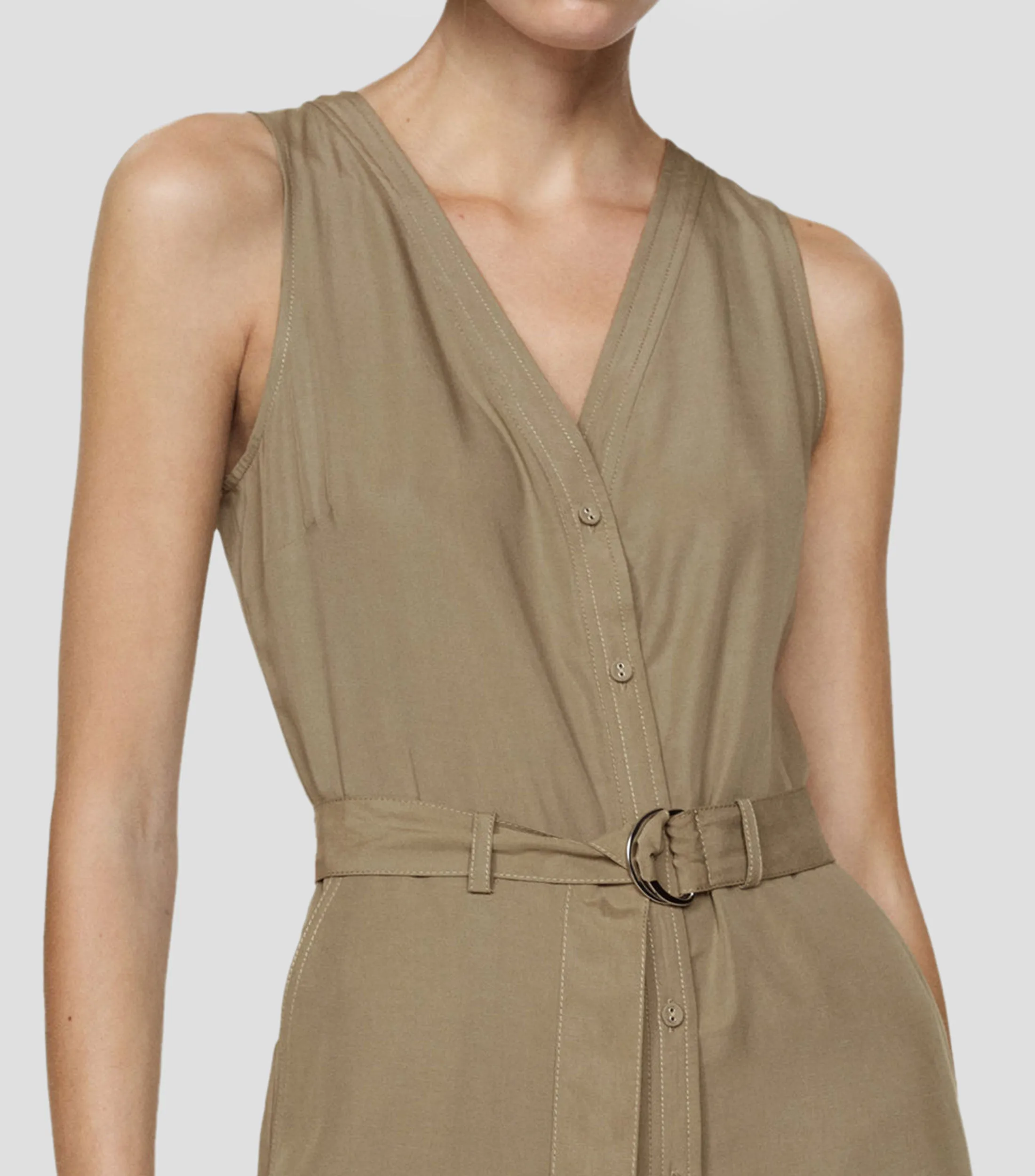 Mango Jumpsuit Regular Mujer
