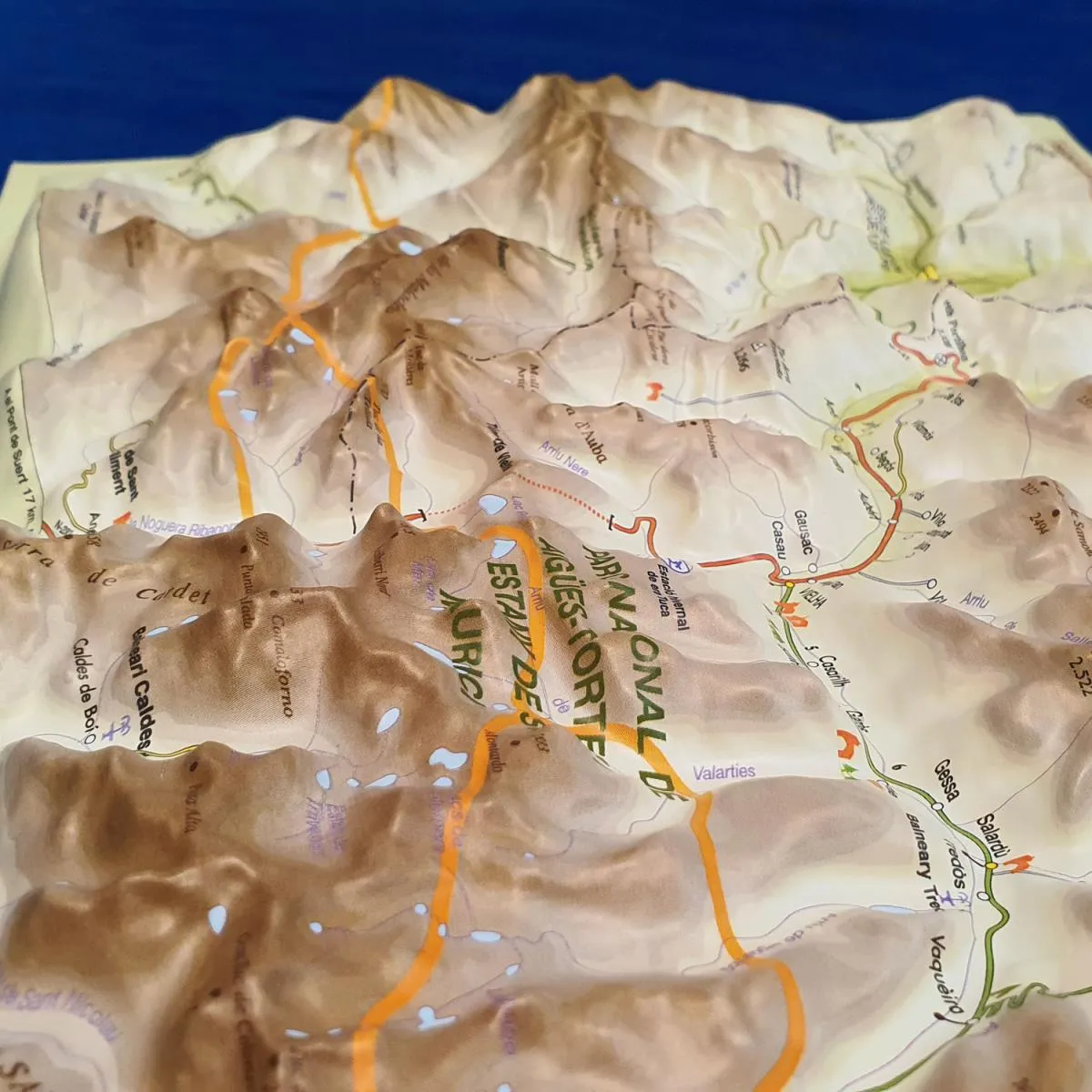 mapa all 3d form Parque Nacional Aigües Tortes 1:188.000