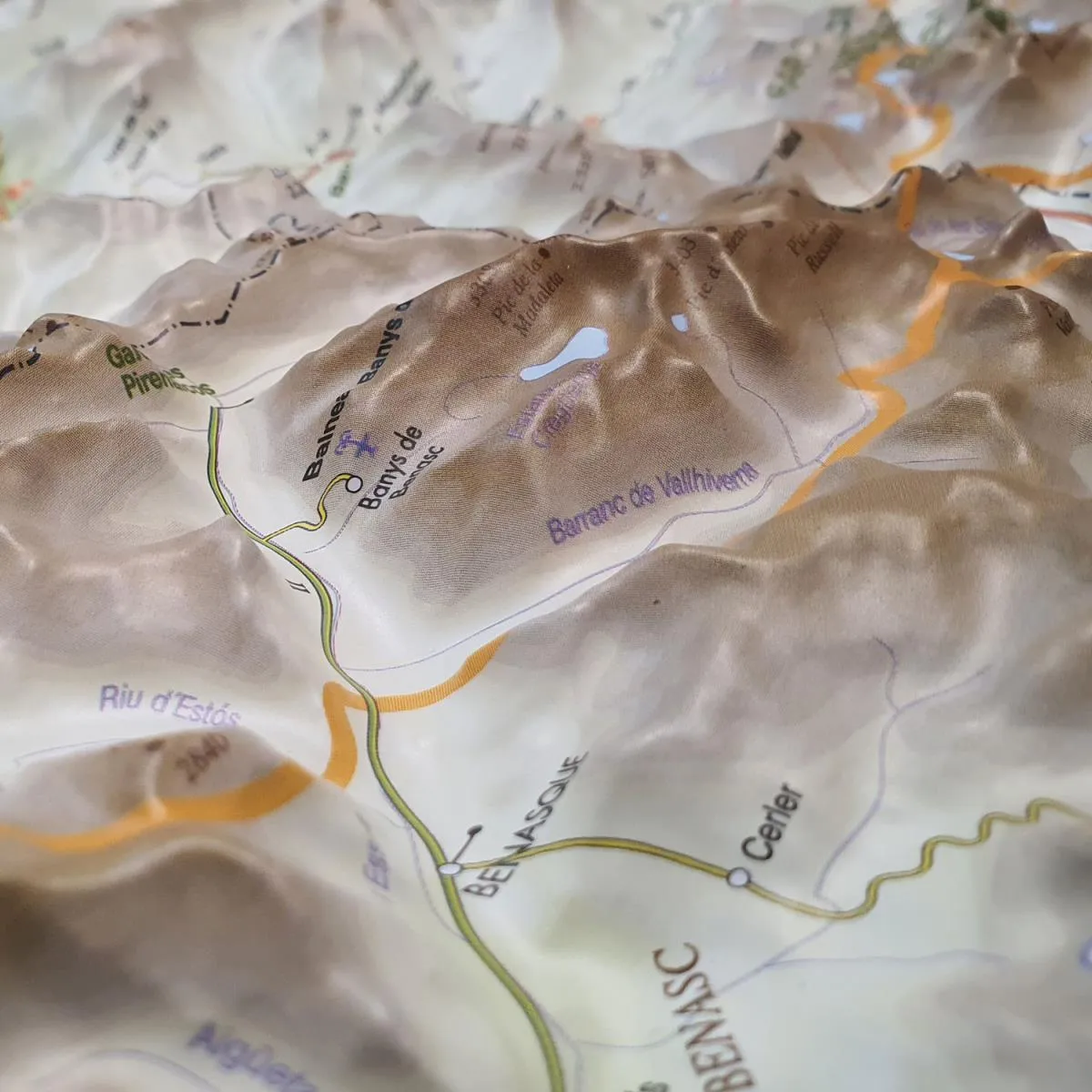 mapa all 3d form Parque Nacional Aigües Tortes 1:188.000