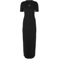 Marine Serre Organic Cotton Rib Tube Dress