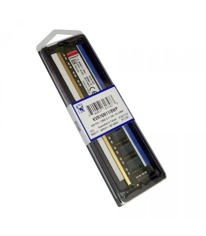 MEMORIA KINGSTON 8GB DDR3 1600MHZ NONECC 1.5V CL11 240PIN PC KVR16N11/8WP