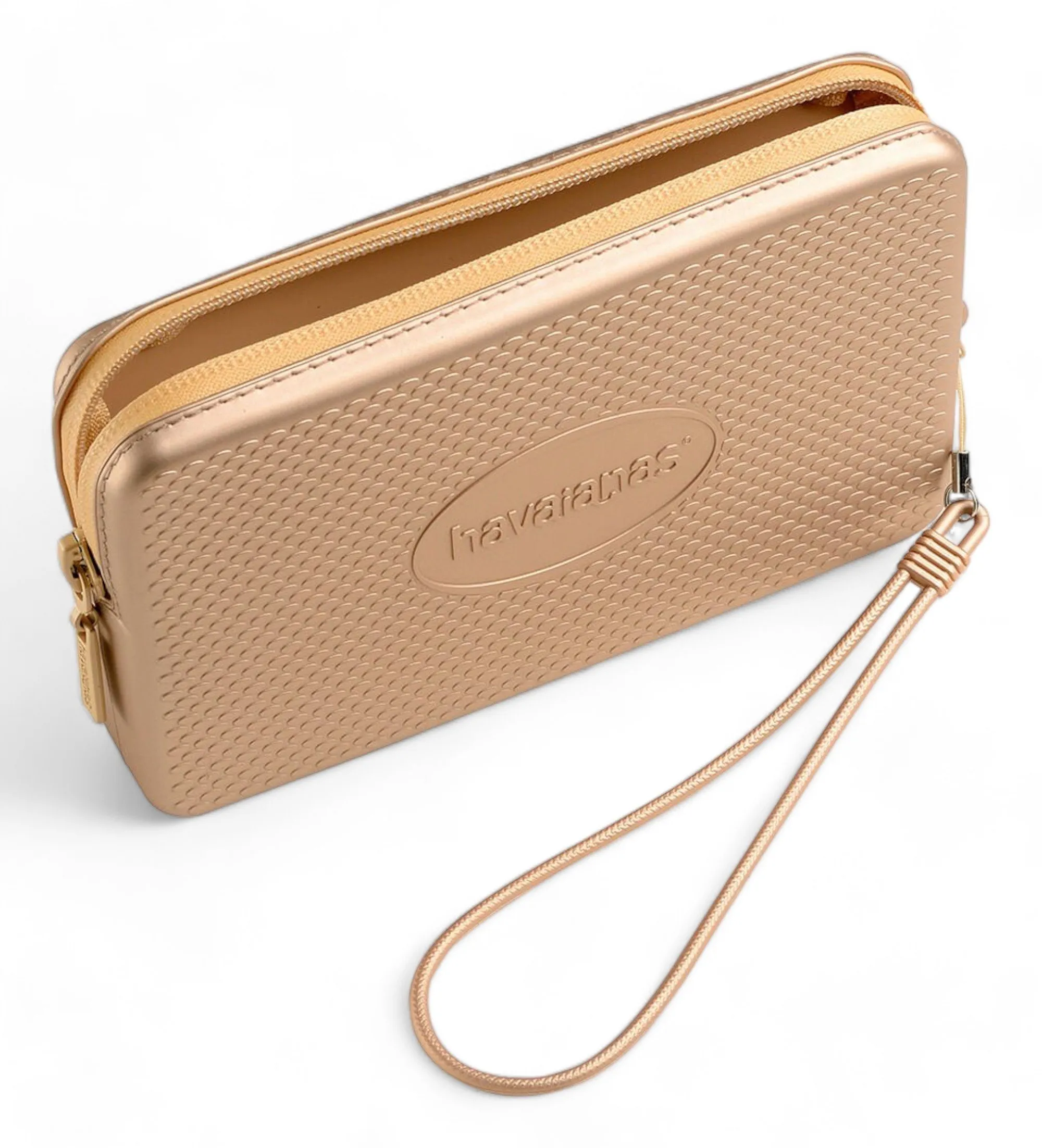 Mini Bolso Metálico dorado