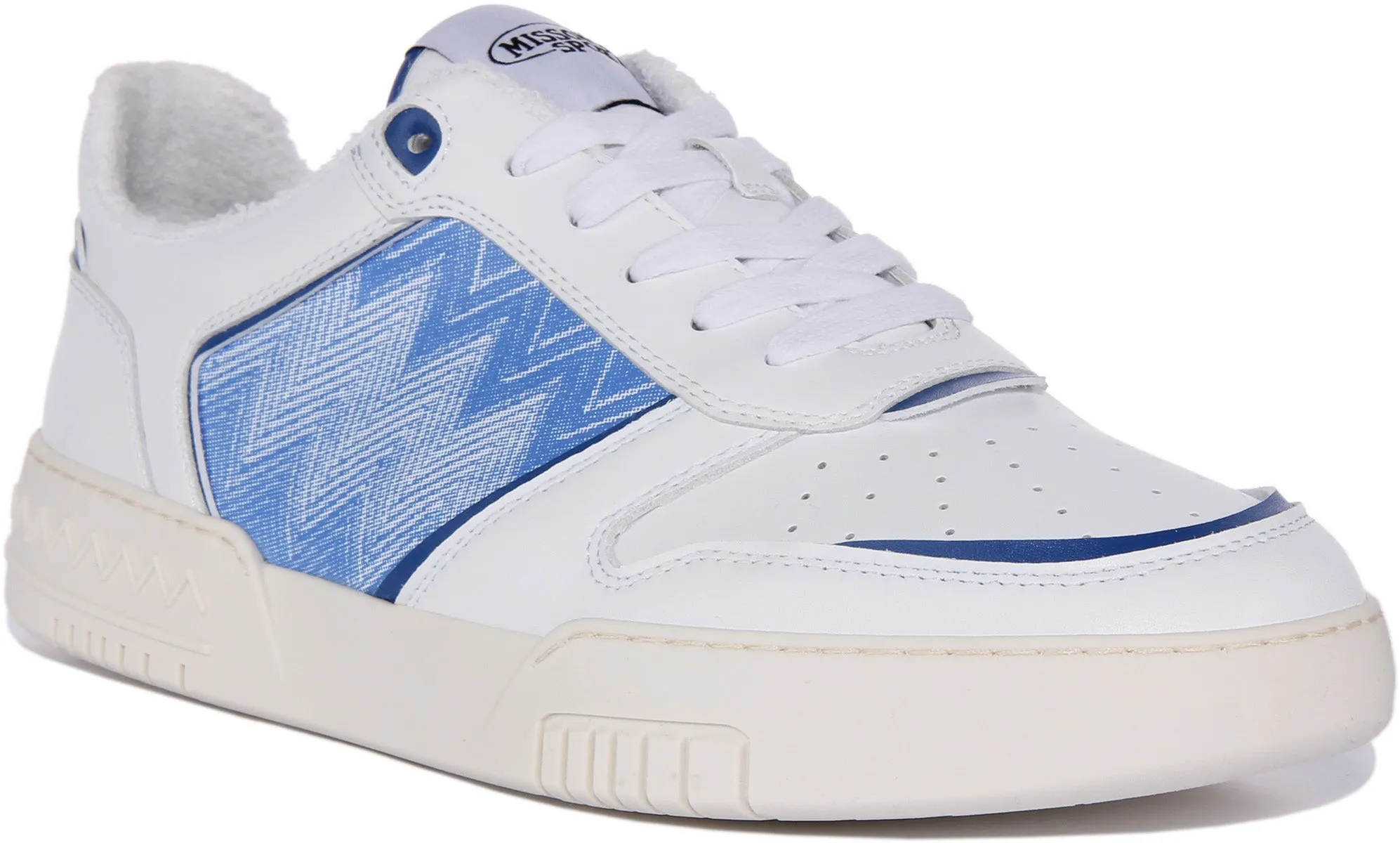 Missoni Basket New Low Apple Zapatillas veganas para en blanco negro