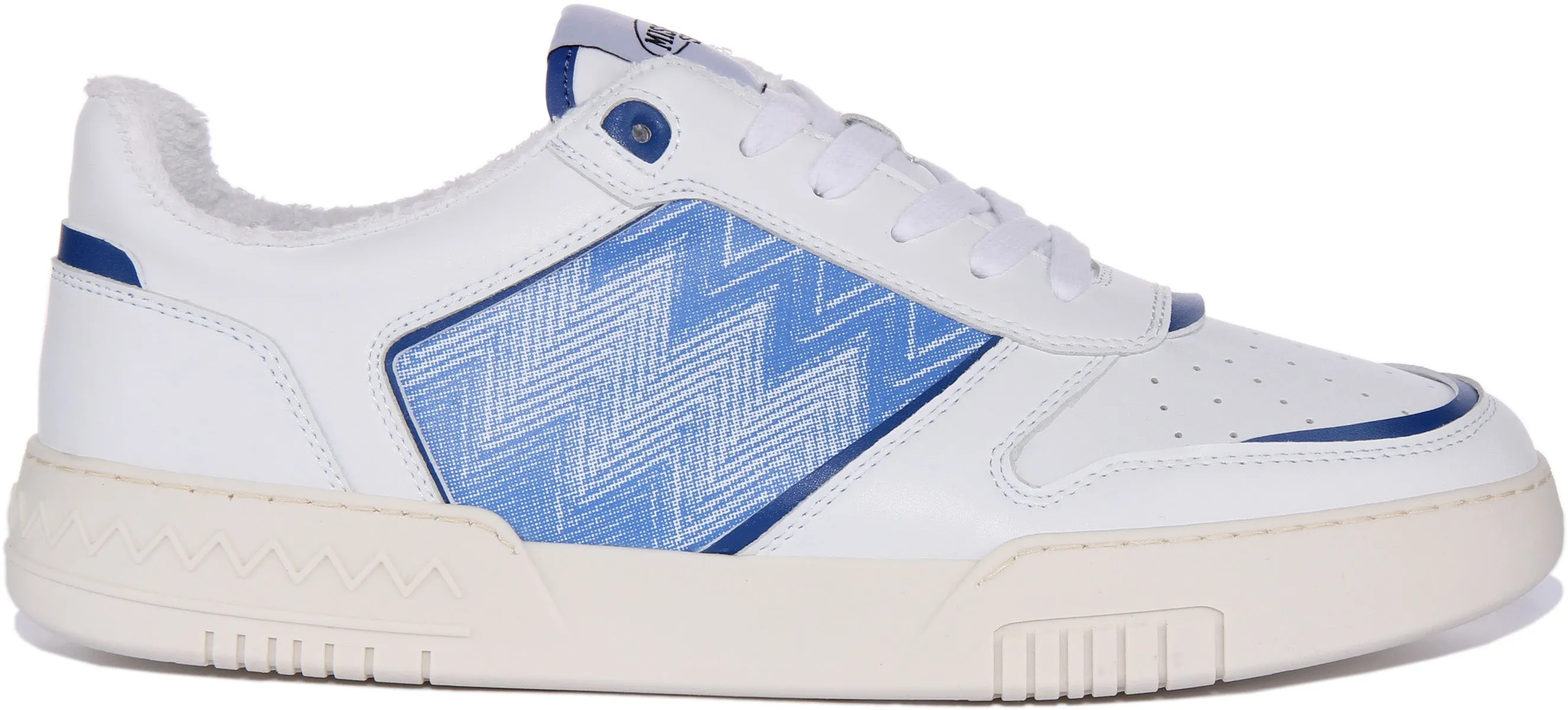 Missoni Basket New Low Apple Zapatillas veganas para en blanco negro