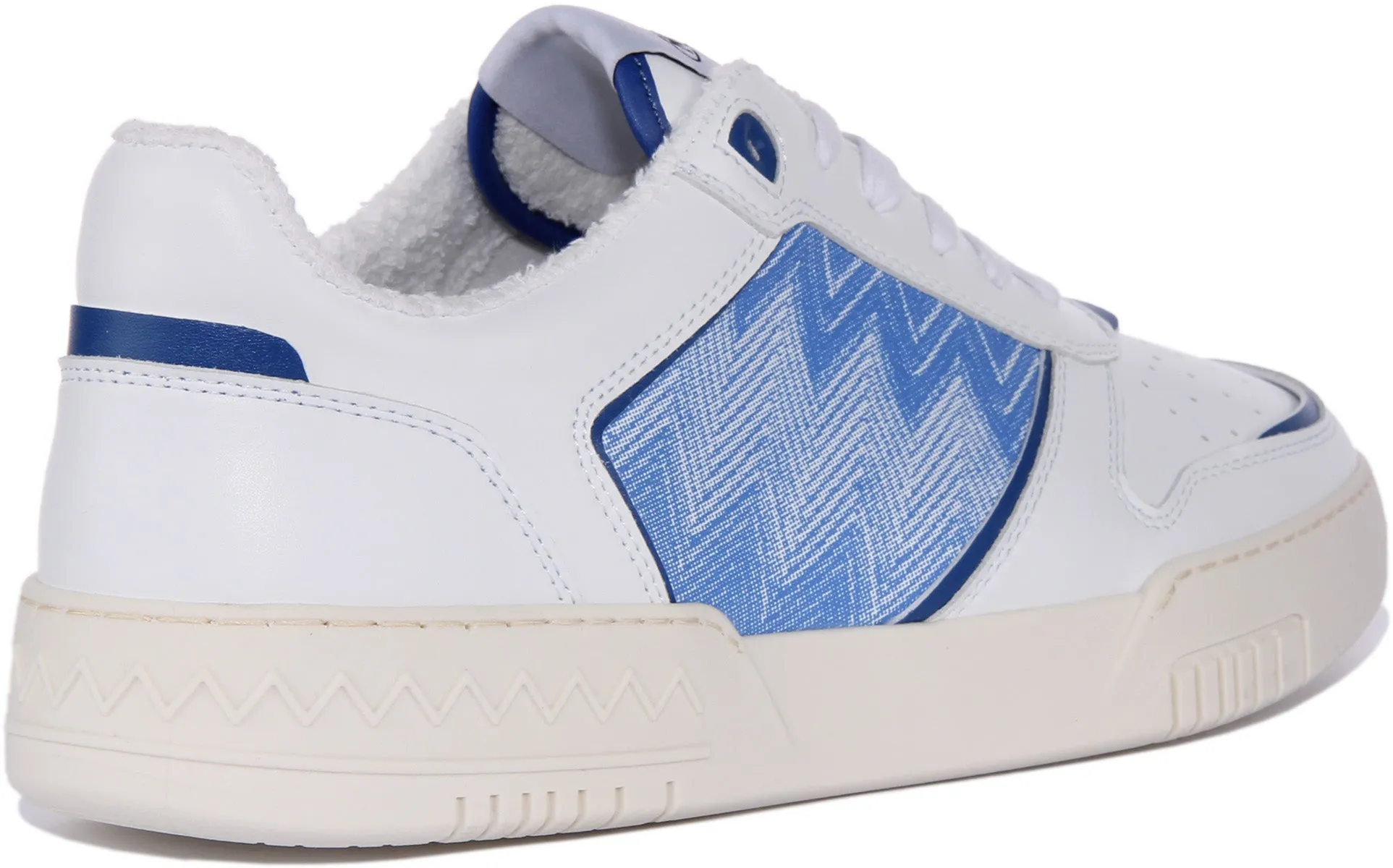 Missoni Basket New Low Apple Zapatillas veganas para en blanco negro