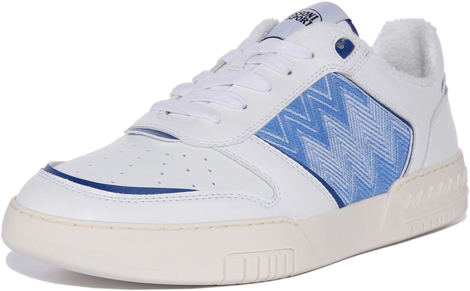 Missoni Basket New Low Apple Zapatillas veganas para en blanco negro
