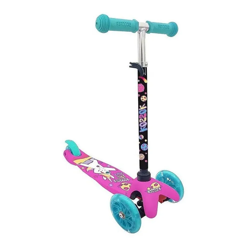 MONOPATIN  KOSSOK FUN CON LUCES LED EN RUEDAS   NIOS