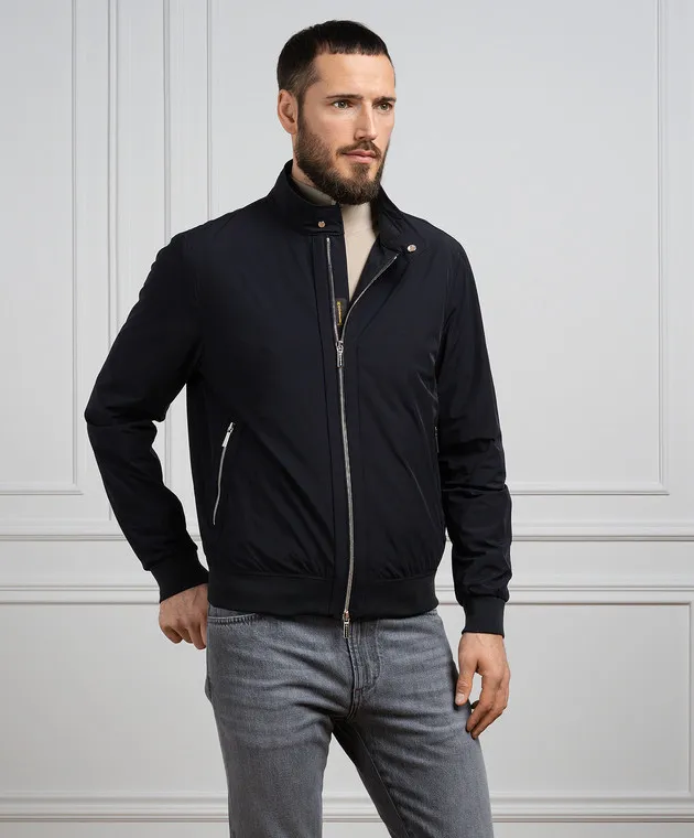 MooRER Blue ALBERTI windbreaker