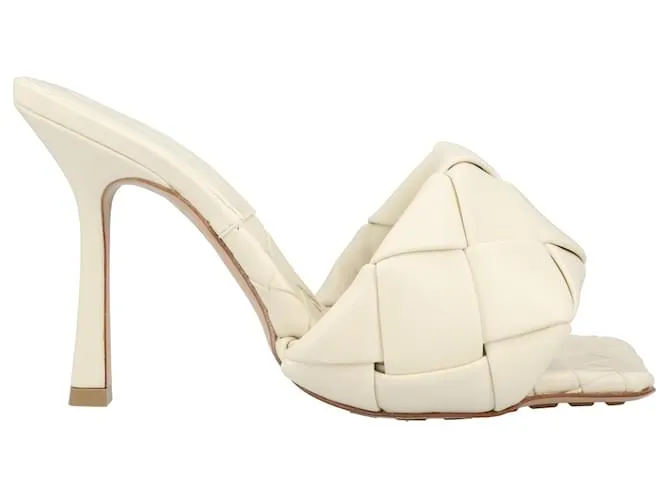 Mule Lido blanco de Bottega Veneta 