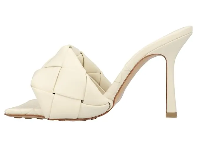 Mule Lido blanco de Bottega Veneta 