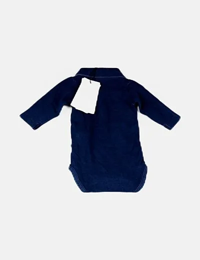 Name it Body oscuro efecto denim estilo polo