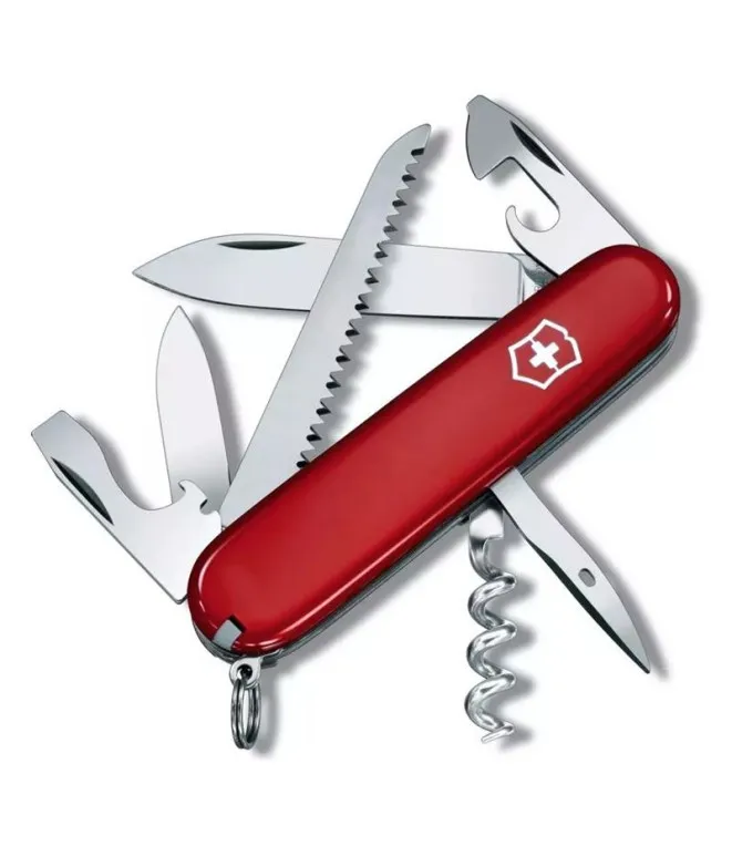 NAVAJA MULTIUSOS VICTORINOX CAMPER  13 FUNCIONES 91MM. ROJA