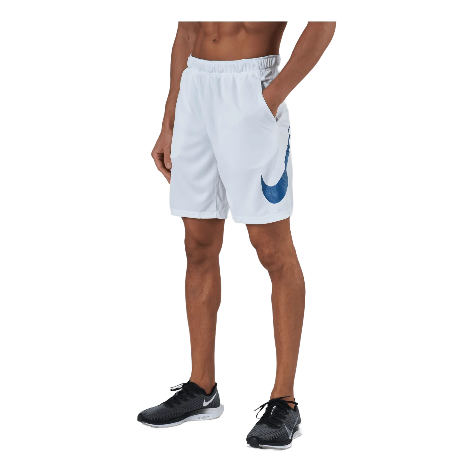 NIKE DRIFIT SPORT CLASH MEN'S KNIT WHITE/COURT BLUE