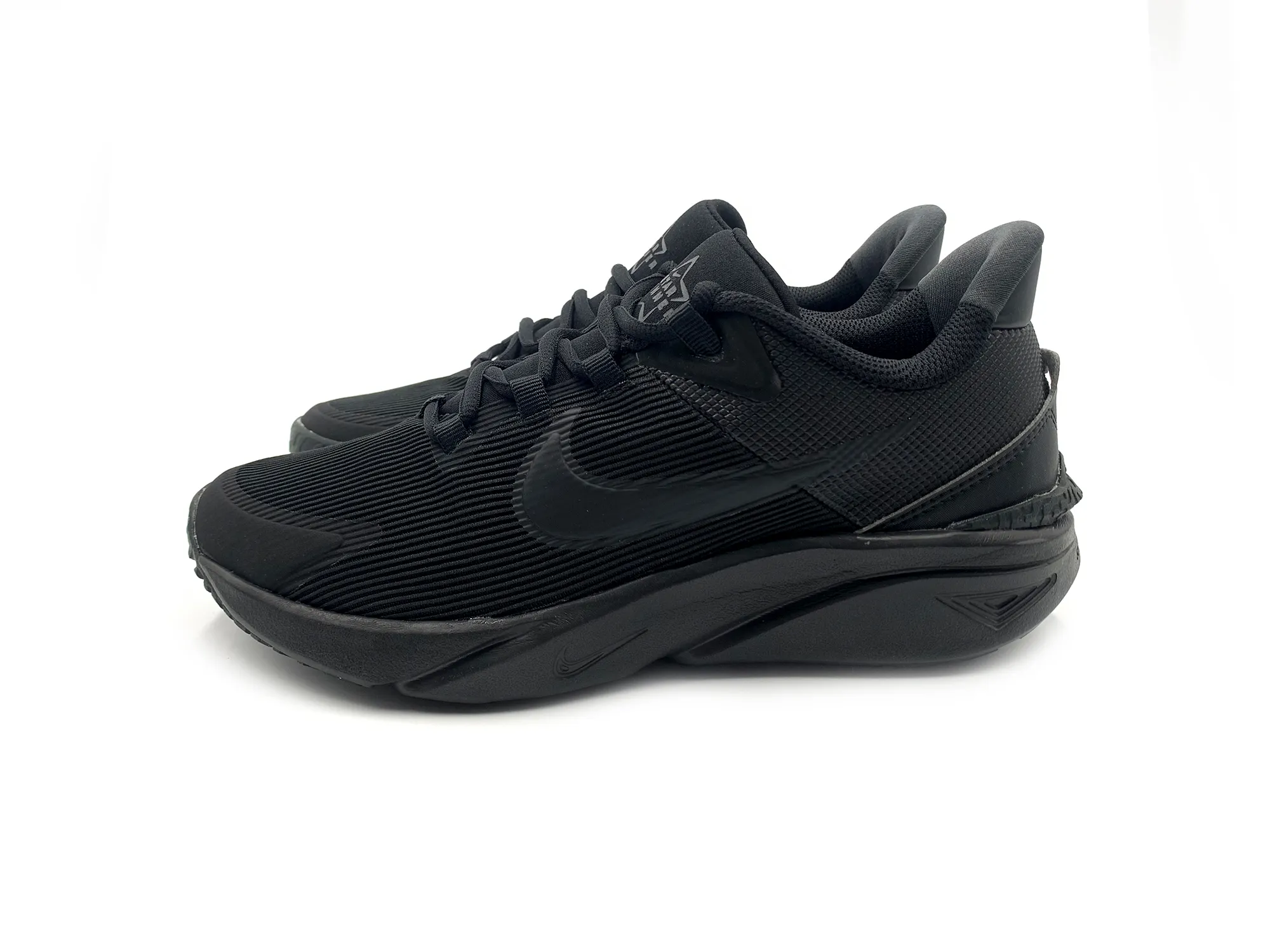 Nike Dx7615 002 Deportivo Star Runner 4 Nn Cordones Negro Niños