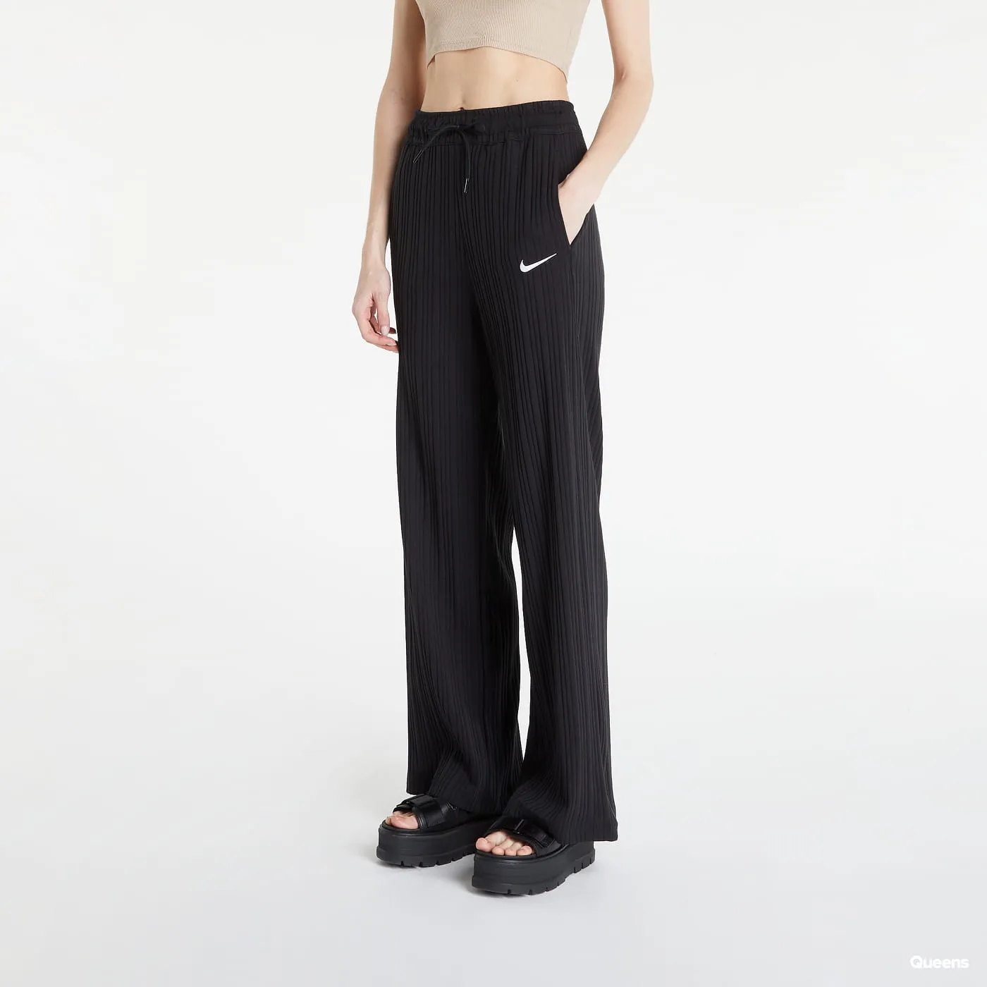 Nike SW Ribbed Jersey Wide Leg Pant
