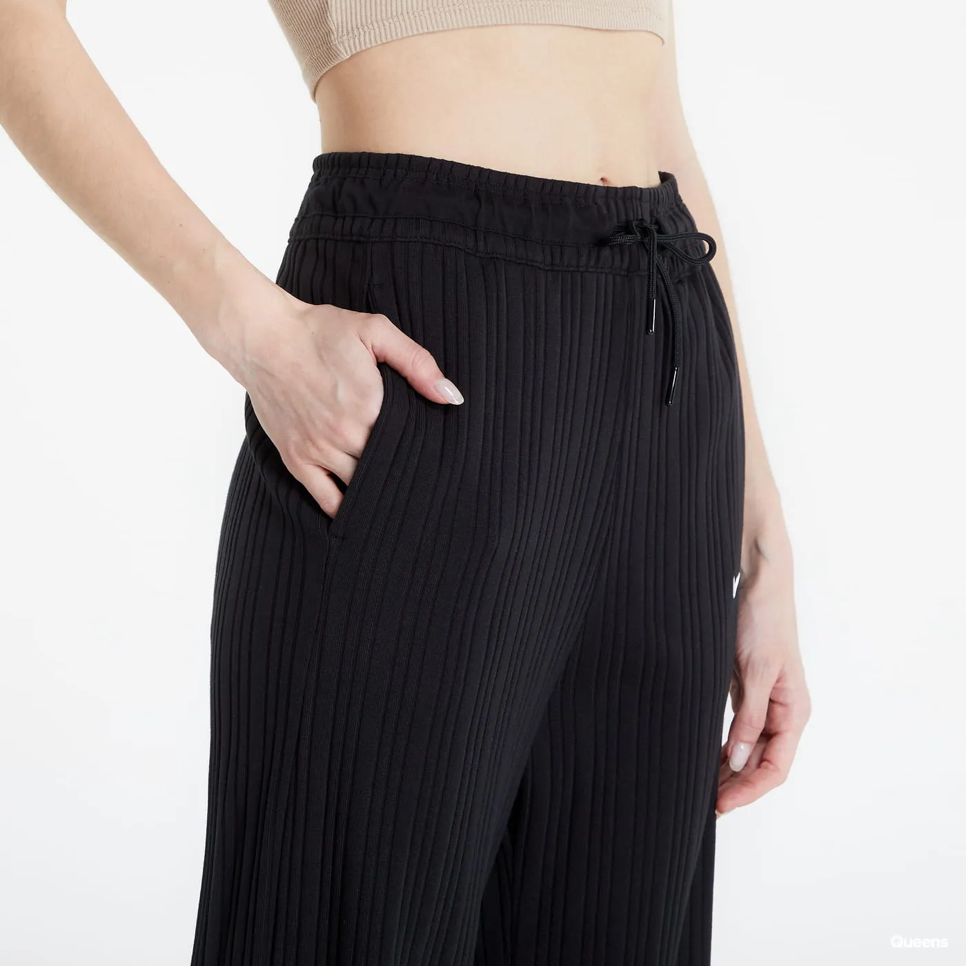 Nike SW Ribbed Jersey Wide Leg Pant