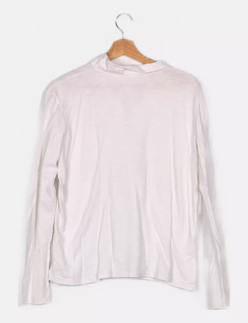 NoName Camiseta blanca con botones