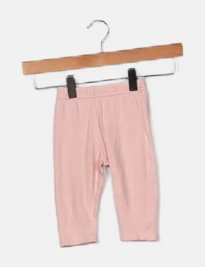 NoName Legging rosa con motas