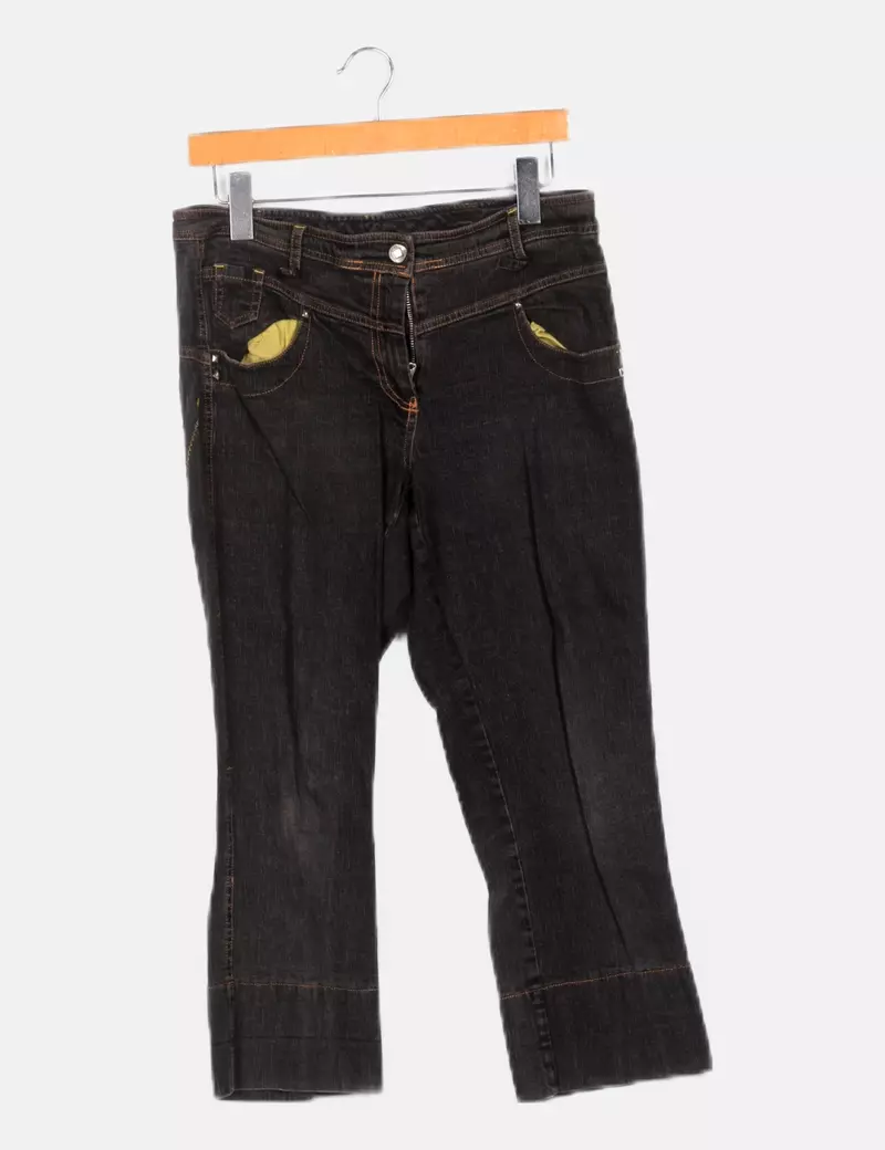 NoName Pantalón denim con tachas