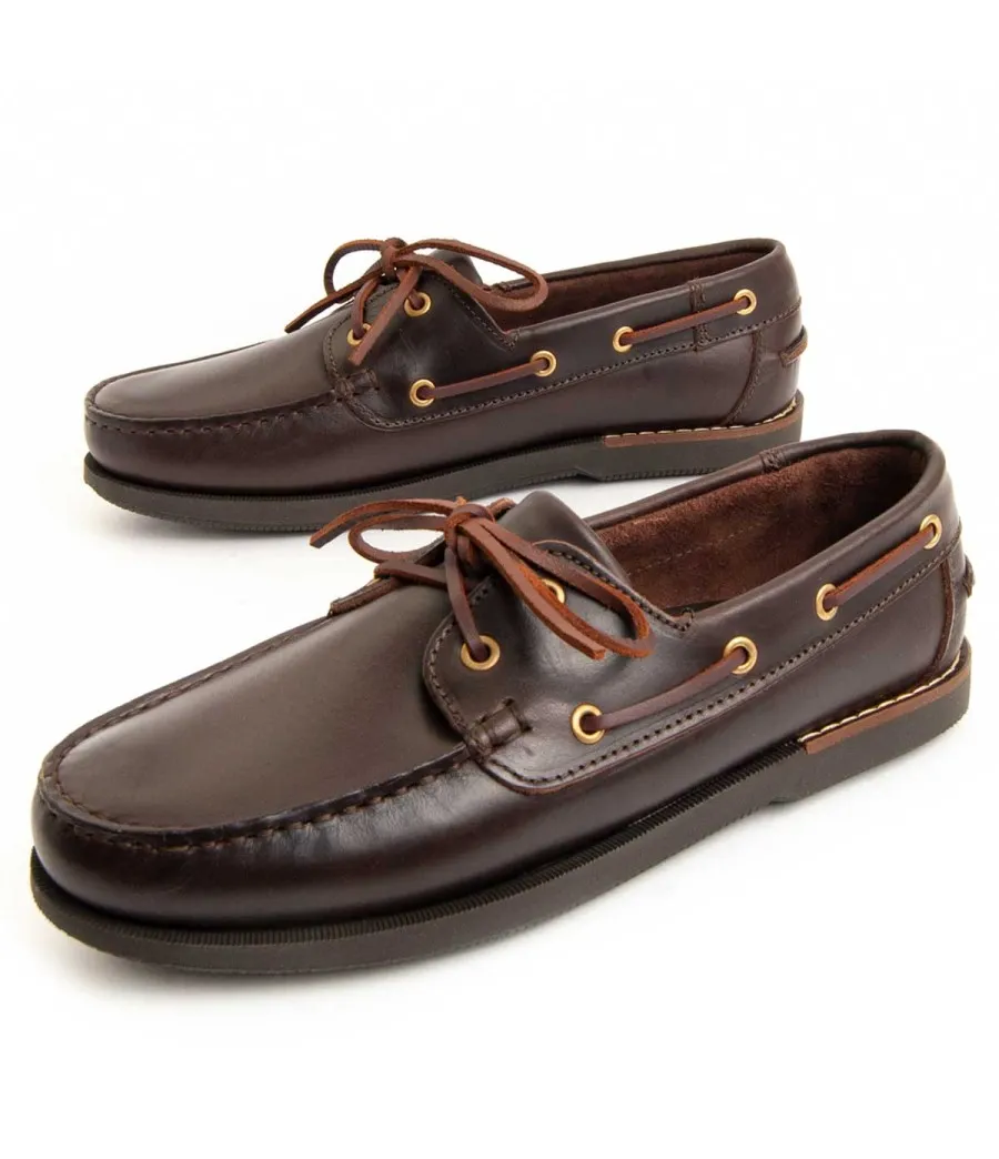 Náutico Casual De Piel Para Hombre.  Purapiel  Puranautic4  95736 Marrón