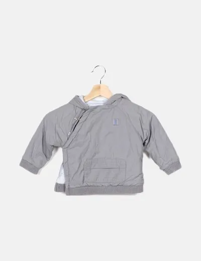 Obaïbi Parka gris con capucha