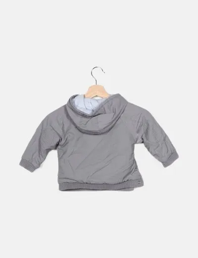 Obaïbi Parka gris con capucha