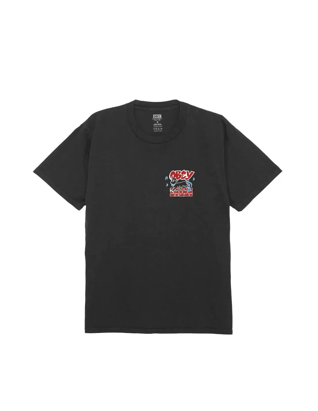OBEY OUT OF STEP PIGMENT VINTAGE BLACK