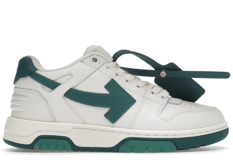 OFFWHITE OUT OF OFFICE OOO LOW TOPS WHITE GREEN (FW22)