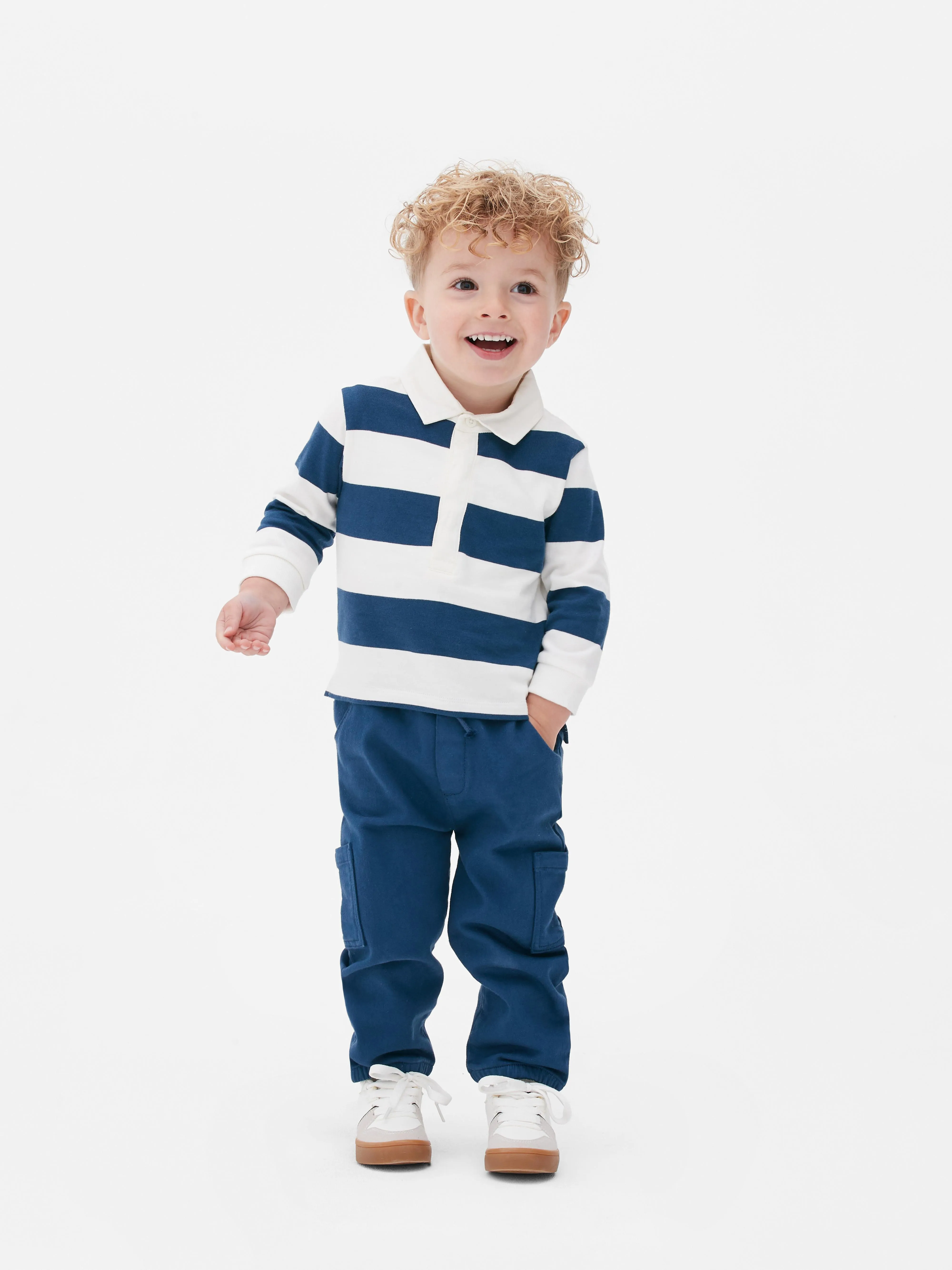 Pantalones cargo con cordón de ajuste