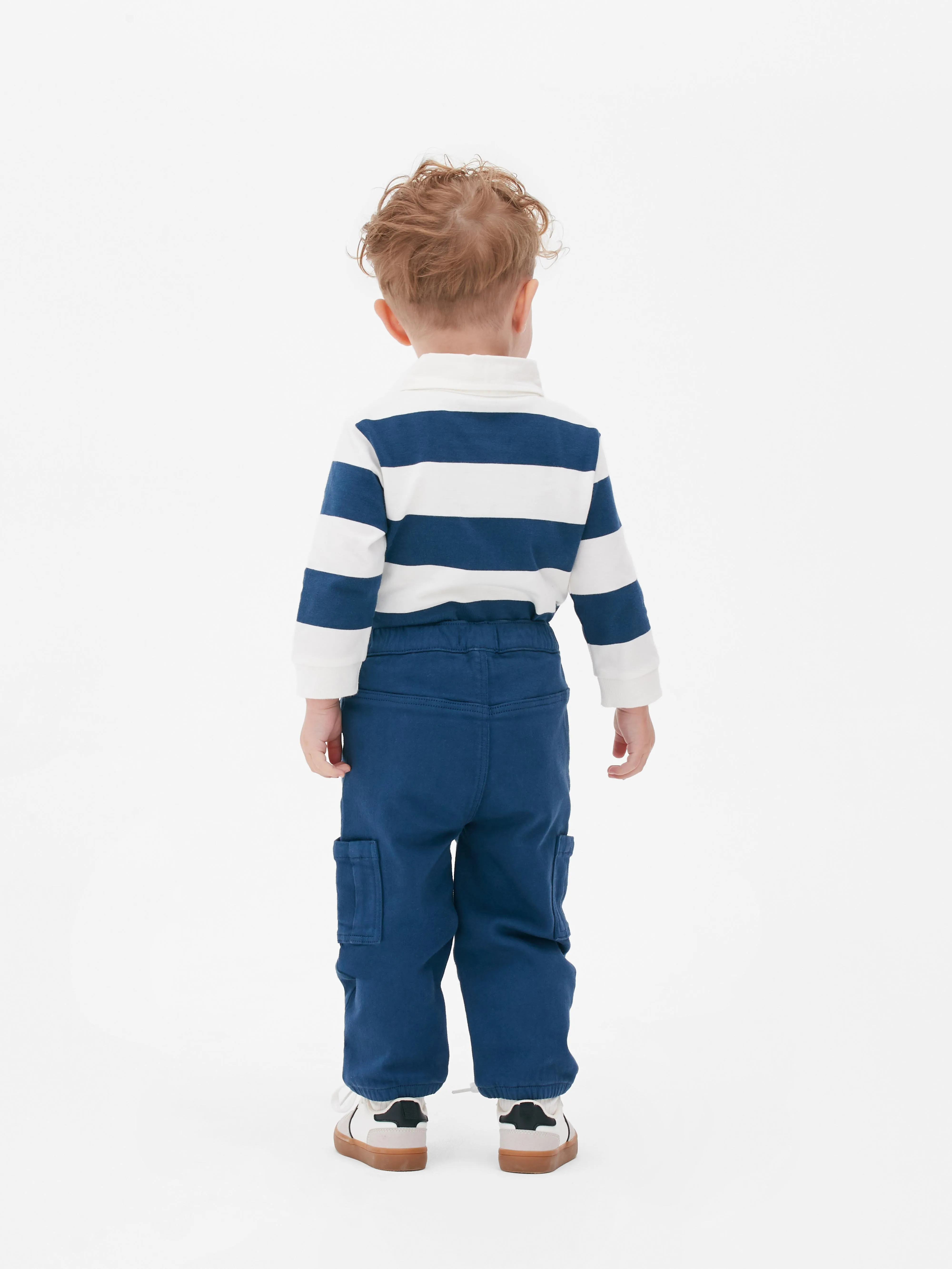 Pantalones cargo con cordón de ajuste