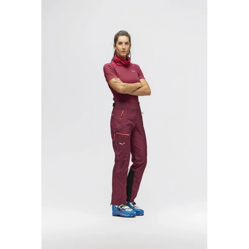 Pantalones esquí Salewa Sella Responsive (Rhodo Red) Mujer