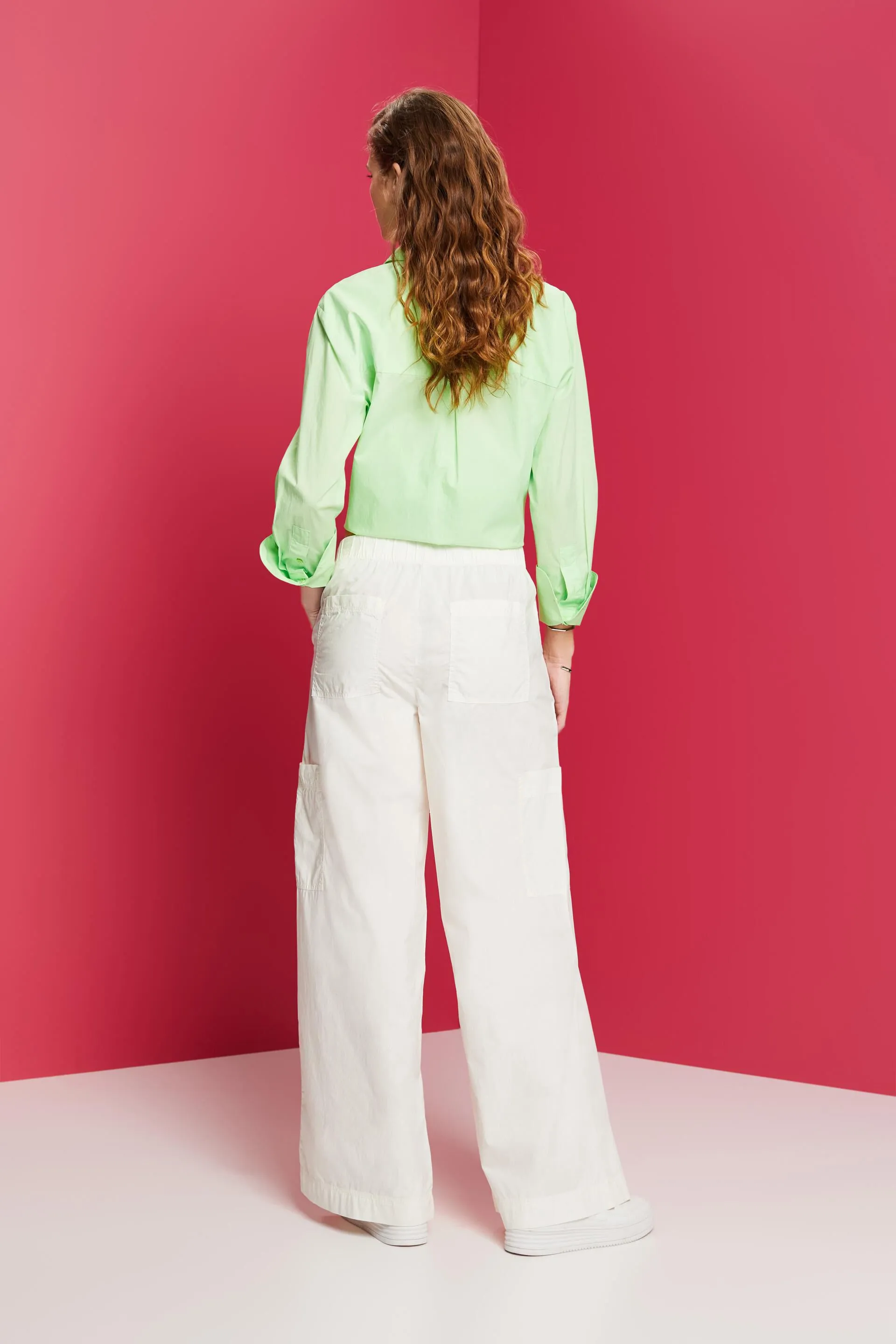 Pantalones estilo cargo, 100% algodón