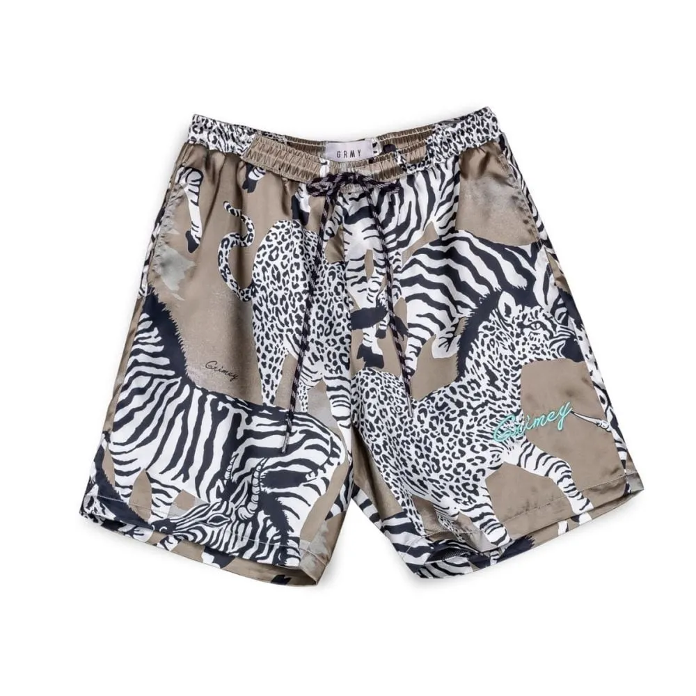 PANTALÓN CORTO GRIMEY ANIMAL SATIN  COPPER | SUMMER 23