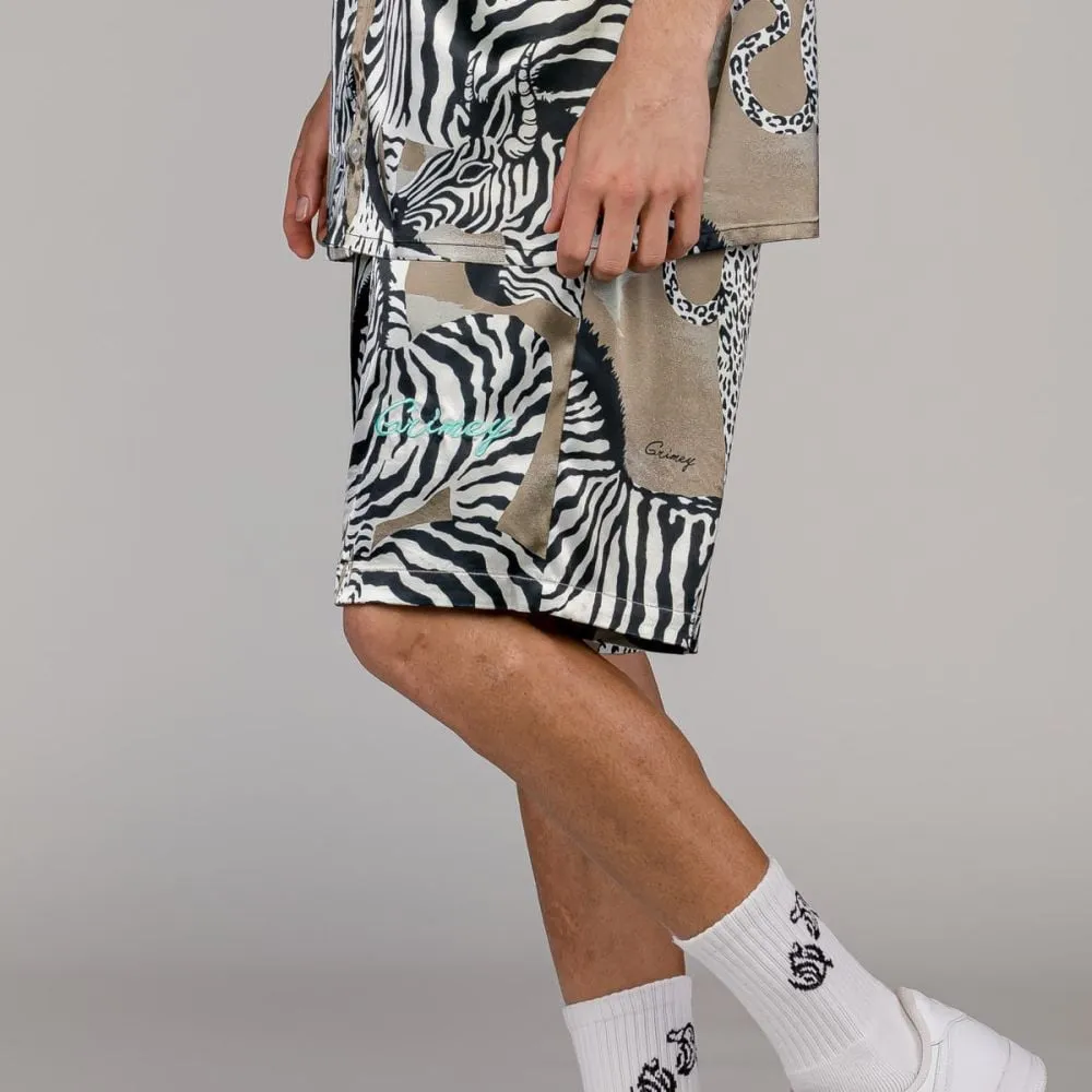 PANTALÓN CORTO GRIMEY ANIMAL SATIN  COPPER | SUMMER 23