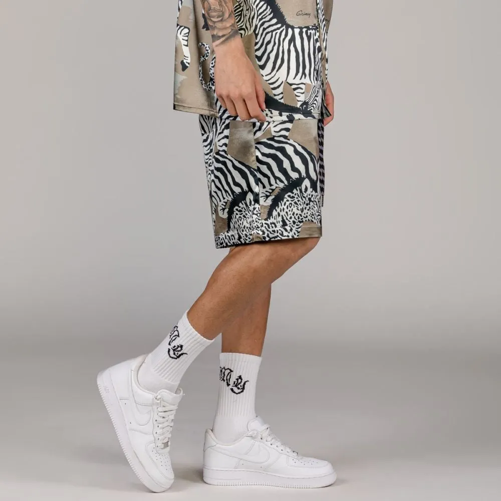 PANTALÓN CORTO GRIMEY ANIMAL SATIN  COPPER | SUMMER 23
