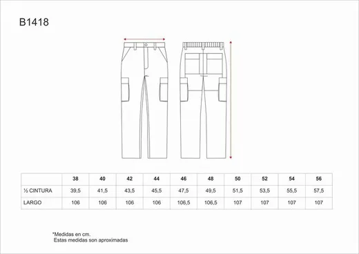 Pantalón con cintura elástica Gris